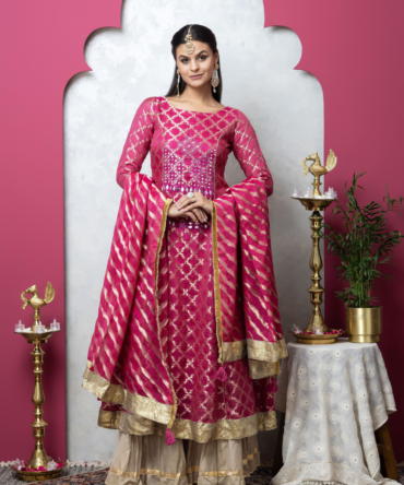 The Regal Georgette Anarkali